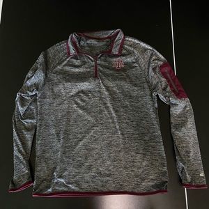 A&M Athletic Quarter Zip Size L
